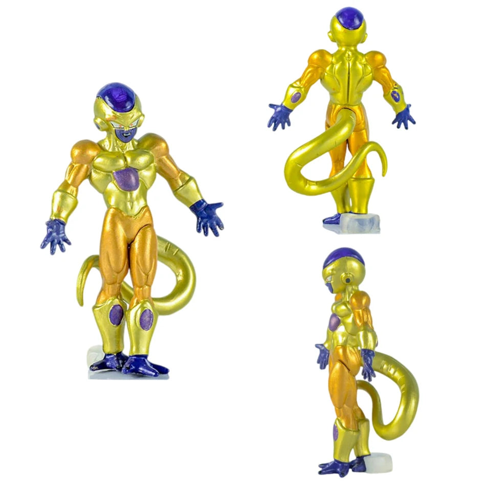 8-Piece Dragon Ball Z Figurine Set - King Cold and Frieza PVC Action Figures for Collectors and Kids' Gifts