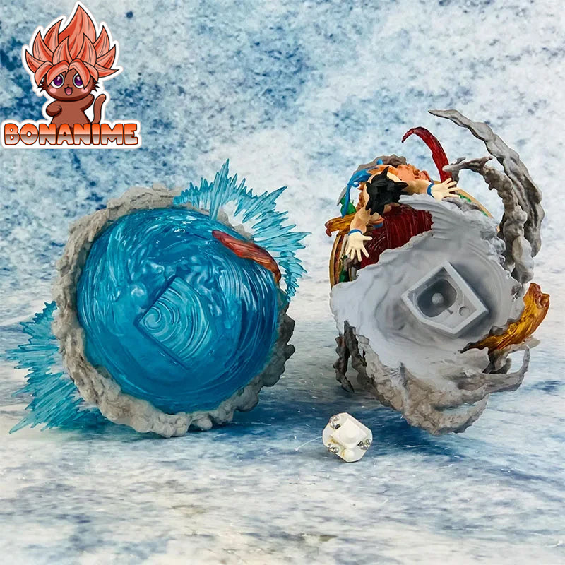 🌌 Dragon Ball 10" Spirit Bomb Goku LAMP 💡 - PVC Action Figure - Super Saiyan Collectible Statue Light