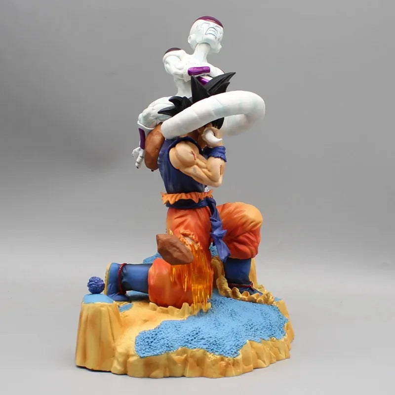 Goku vs Frieza 🔥 🌌  the longest anime fight, Dragon Ball Z,10.62-Inch PVC Figure: Epic Showdown with Frieza Collectible Statue