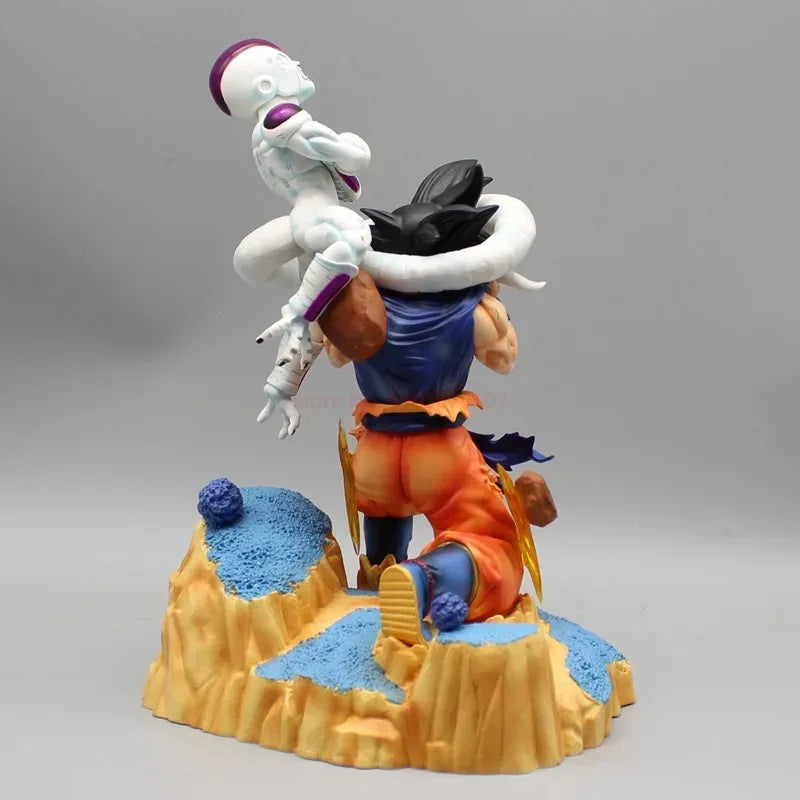 Goku vs Frieza 🔥 🌌  the longest anime fight, Dragon Ball Z,10.62-Inch PVC Figure: Epic Showdown with Frieza Collectible Statue