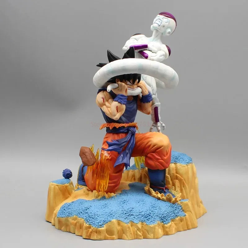 Goku vs Frieza 🔥 🌌  the longest anime fight, Dragon Ball Z,10.62-Inch PVC Figure: Epic Showdown with Frieza Collectible Statue