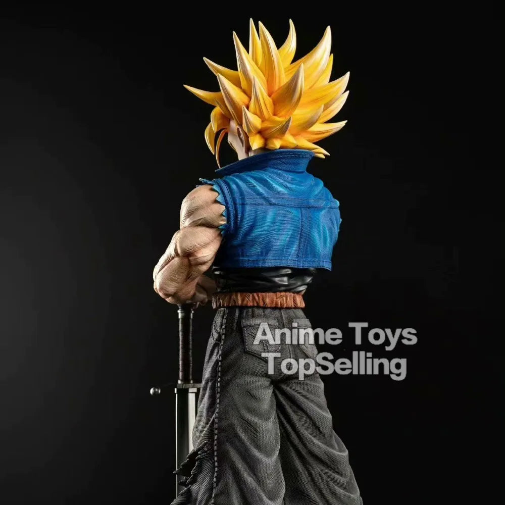 25cm Anime Dragon Ball Z Future Trunks Action Figure - MPVC Statue for Collectors and Children’s Gifts