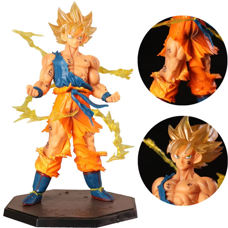 18CM Super Saiyan Son Goku Action Figure - Dragon Ball Z Collectible Model Toy for Kids and Collectors