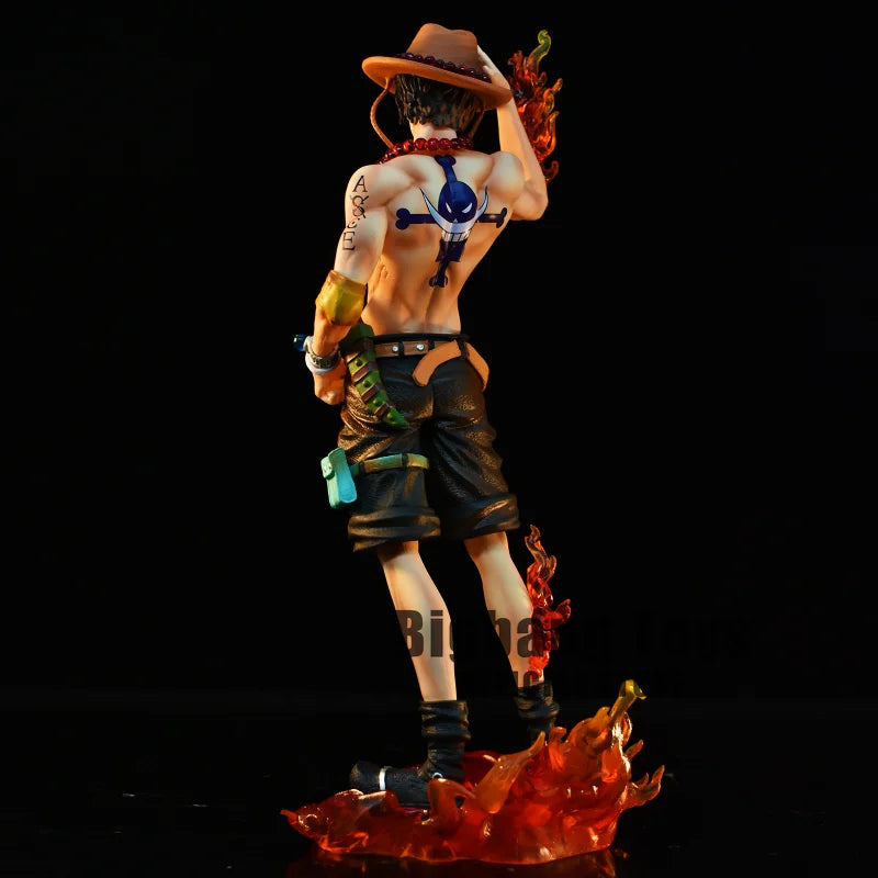 "23cm PVC Collectible Statue of Ace from One Piece - Anime Figure Model for Gifts"