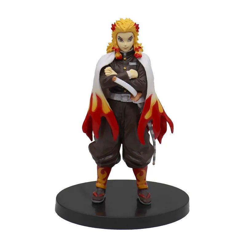 "Anime Demon Slayer Action Figures Collection: Kamado Tanjirou, Nezuko, Zenitsu, and Inosuke Models"