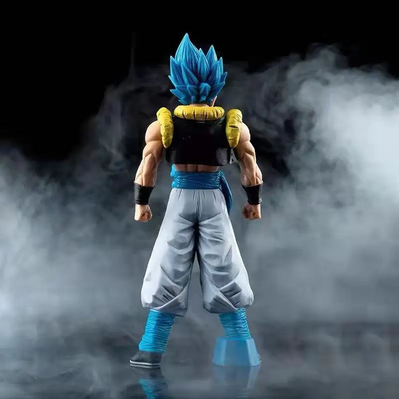 31CM Super Saiyan Blue Gogeta PVC Action Figure - Anime Dragon Ball Z Model Toy for Desktop Decoration and Children's Birthday Gift