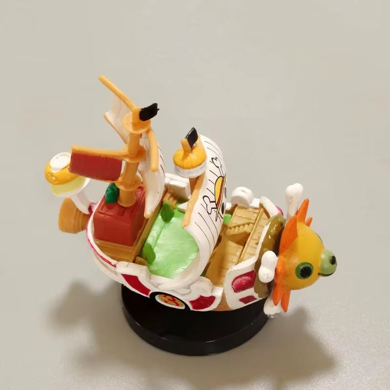 One Piece Ship Figure - Luffy Model Toy, Assembled Mini Boat - Perfect Gift for Kids' Birthdays