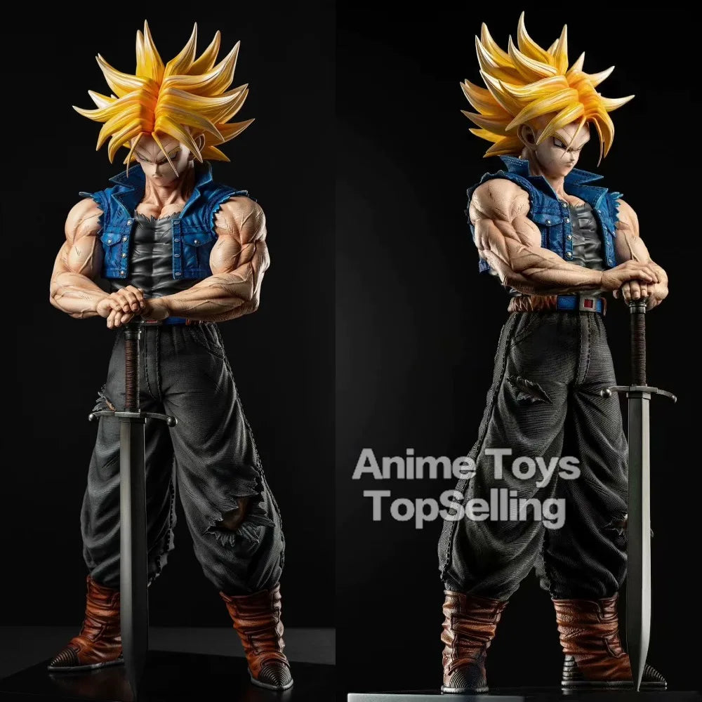 25cm Anime Dragon Ball Z Future Trunks Action Figure - MPVC Statue for Collectors and Children’s Gifts