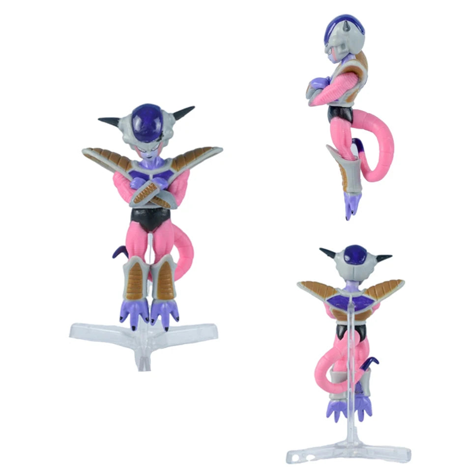 8-Piece Dragon Ball Z Figurine Set - King Cold and Frieza PVC Action Figures for Collectors and Kids' Gifts