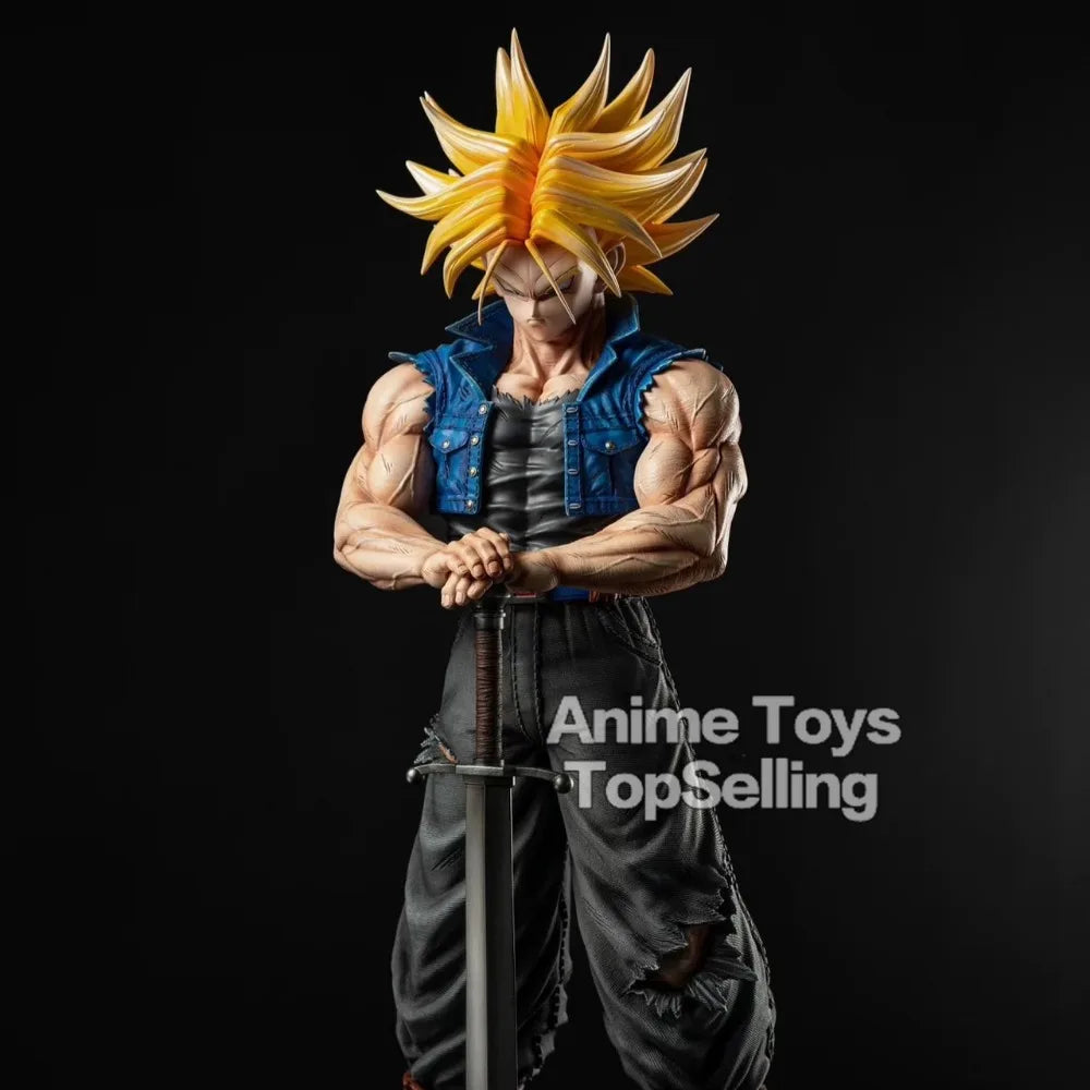 25cm Anime Dragon Ball Z Future Trunks Action Figure - MPVC Statue for Collectors and Children’s Gifts