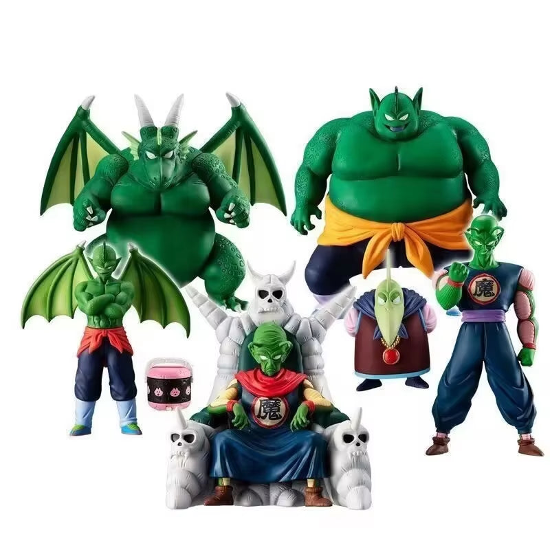 "7-Piece Animation Piccolo Namekian Action Figure Set - PVC Model Collection for Anime Enthusiasts"