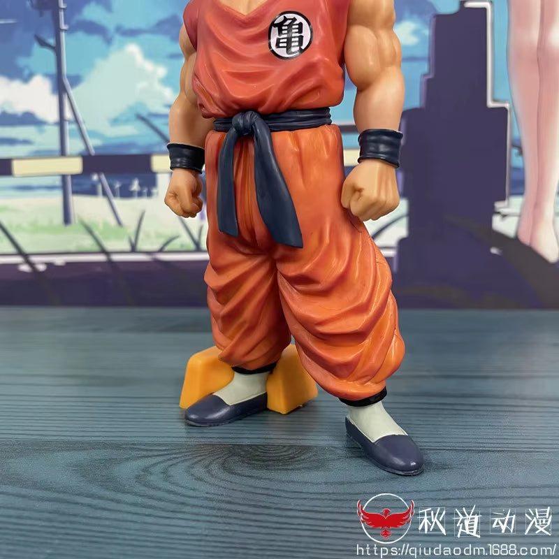 18cm Dragon Ball Z Super Krillin PVC Action Figure - Collectible Desktop Decoration and Gift for Kids