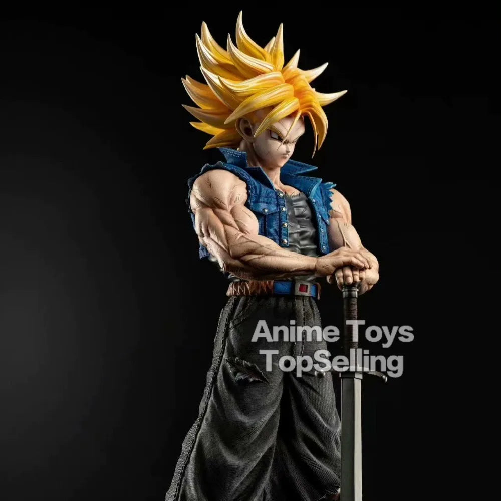 25cm Anime Dragon Ball Z Future Trunks Action Figure - MPVC Statue for Collectors and Children’s Gifts