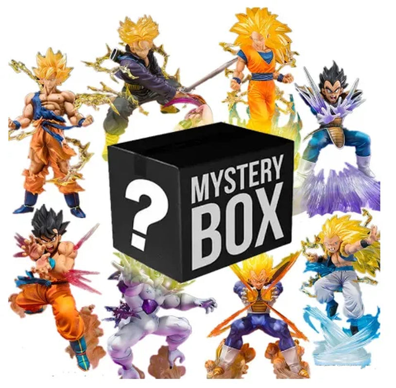 Dragon Ball Z Mystery Figure Collectible Box - Featuring Goku, Frieza, Vegeta, Broly, and Super Saiyan Variants