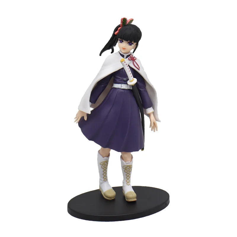 "Anime Demon Slayer Action Figures Collection: Kamado Tanjirou, Nezuko, Zenitsu, and Inosuke Models"