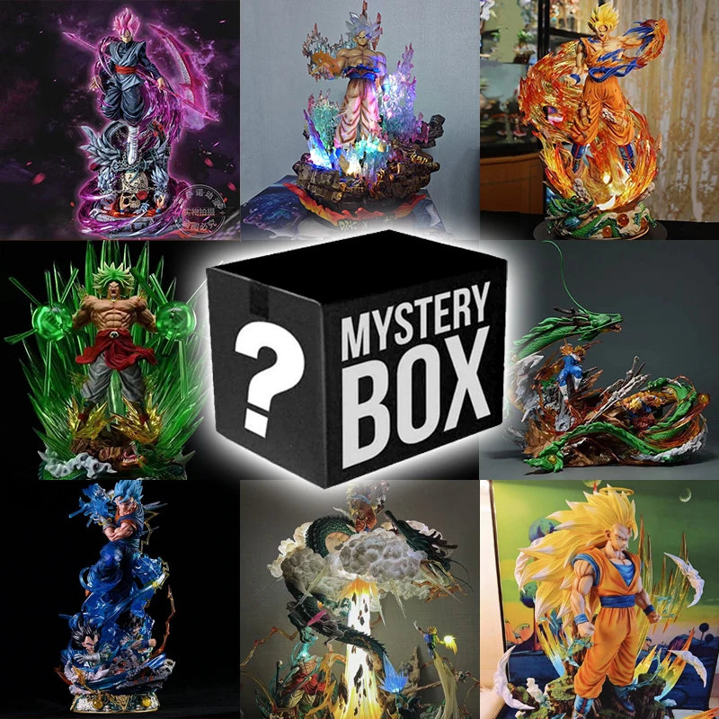 Dragon Ball Z Mystery Figure Collectible Box - Featuring Goku, Frieza, Vegeta, Broly, and Super Saiyan Variants