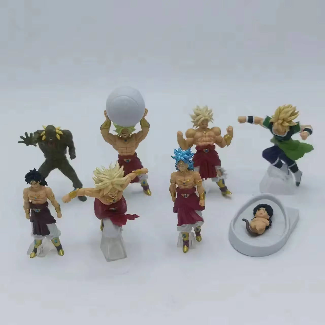 8-Piece Amine Dragon Ball Broly Action Figure Set