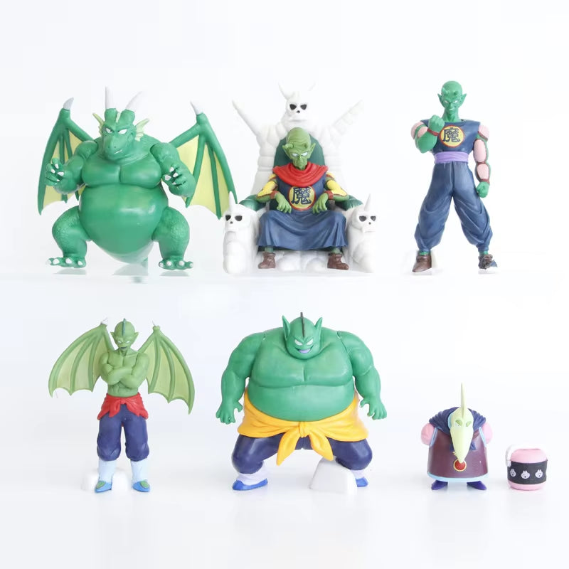 "7-Piece Animation Piccolo Namekian Action Figure Set - PVC Model Collection for Anime Enthusiasts"