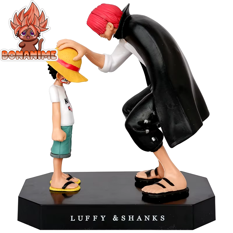 18cm One Piece Anime Figure - Four Emperors Shanks, Straw Hat Luffy, Sabo, Ace, Sanji, and Roronoa Zoro Collectible Figurine