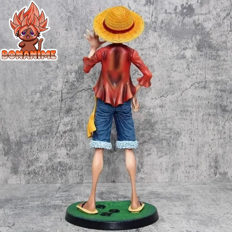 🏴‍☠️ One Piece 17" Monkey D. Luffy Straw Hat GK Large 1/4 Scale Smiley Anime Figure - Decorative Statue and Gift Toy