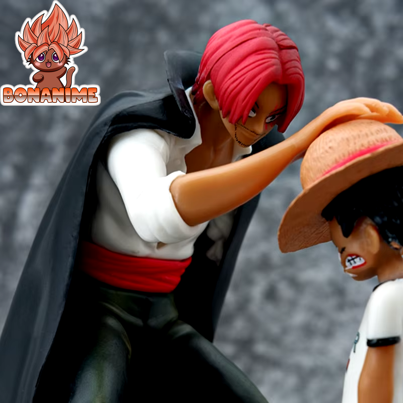 18cm One Piece Anime Figure - Four Emperors Shanks, Straw Hat Luffy, Sabo, Ace, Sanji, and Roronoa Zoro Collectible Figurine