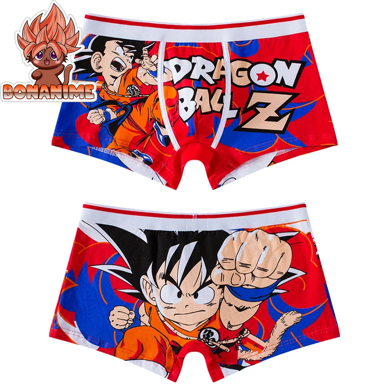 Dragon Ball Men's Cotton Boxer Underwear - Anime-Inspired Breathable and Flexible Pouch Design