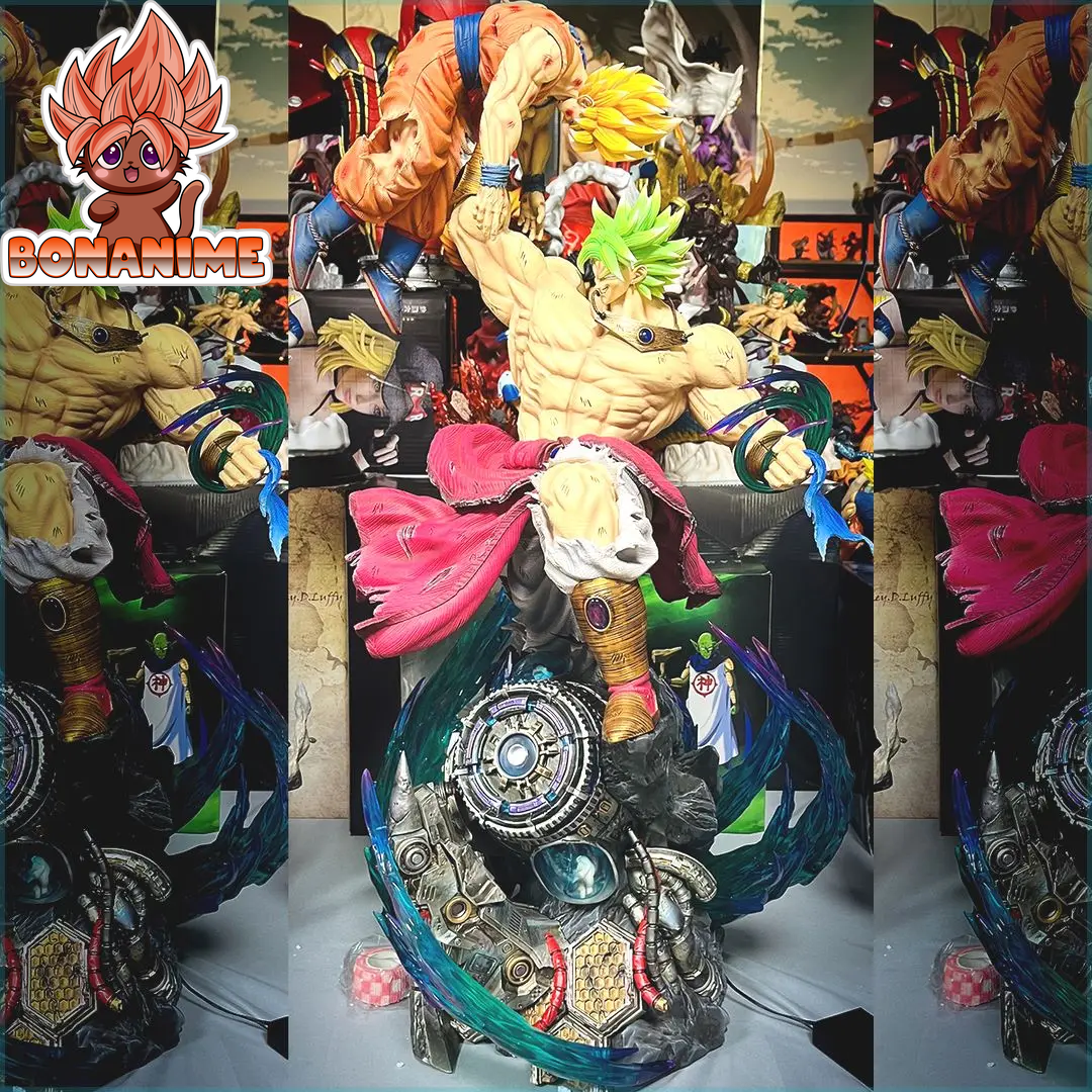 Broli vs Goku Anime Figure - 28cm PVC Statue Model for Desk Decoration and Collectible Gift