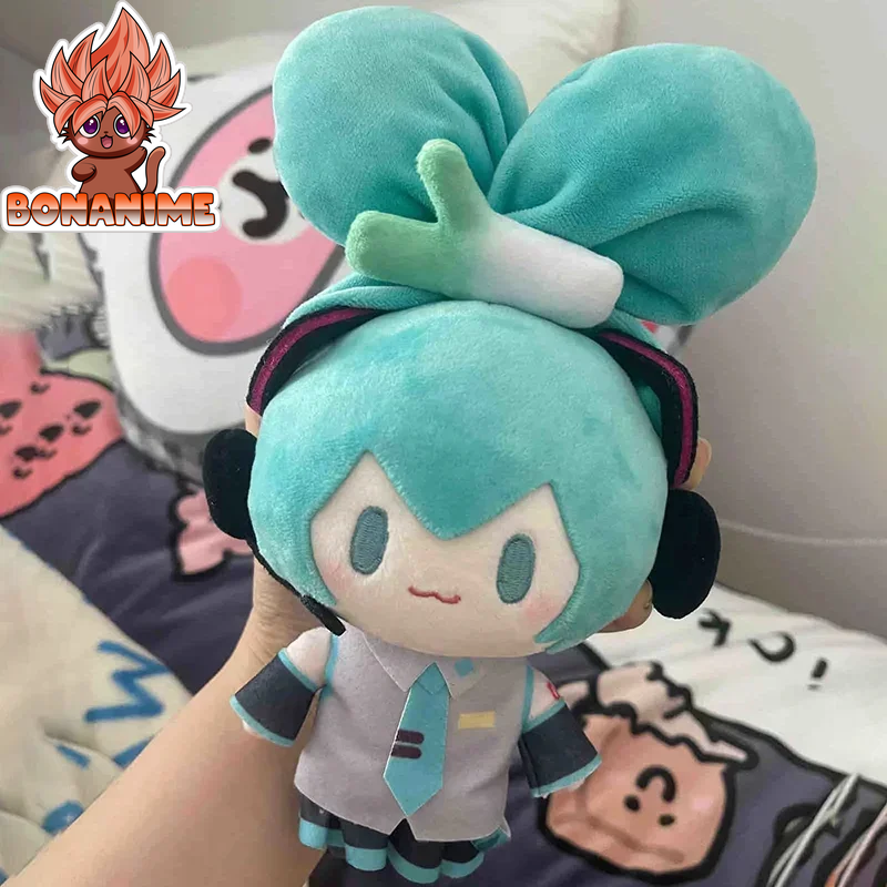 15cm Hatsune Miku Kawaii Q-Version Plush Doll - Anime Collectible Stuffed Toy and Decorative Gift