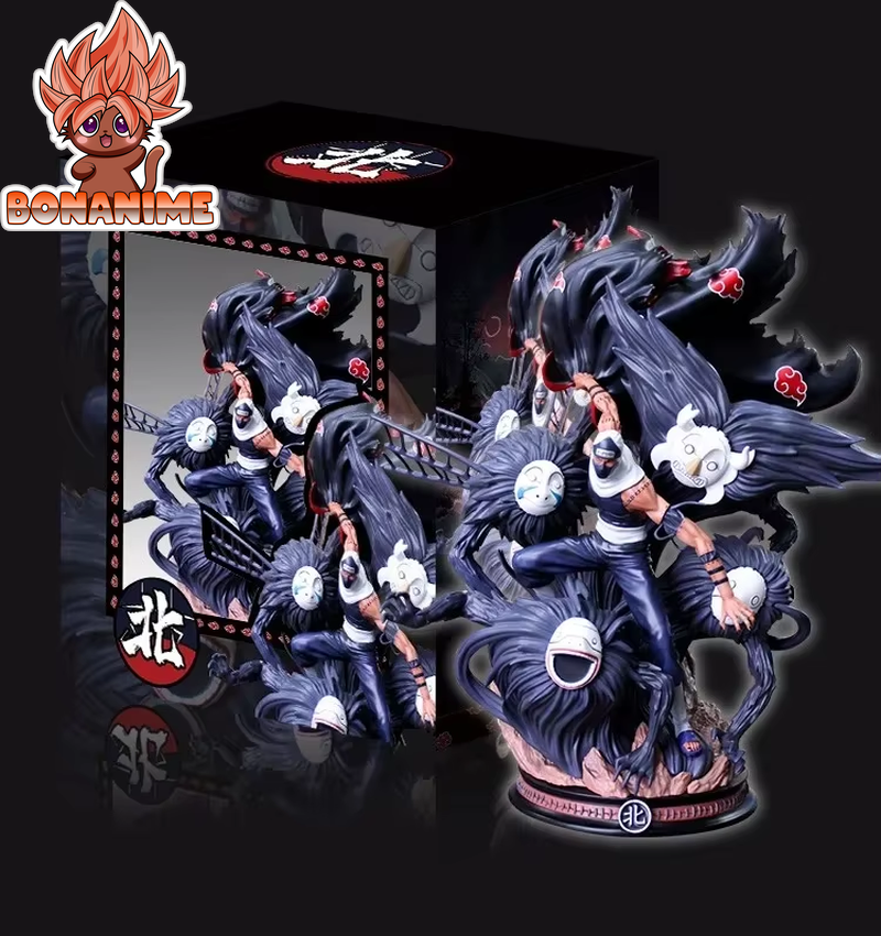 44cm Akatsuki Kakuzu Naruto Animation Figure - Large Statue Model for Collectors and Decoration