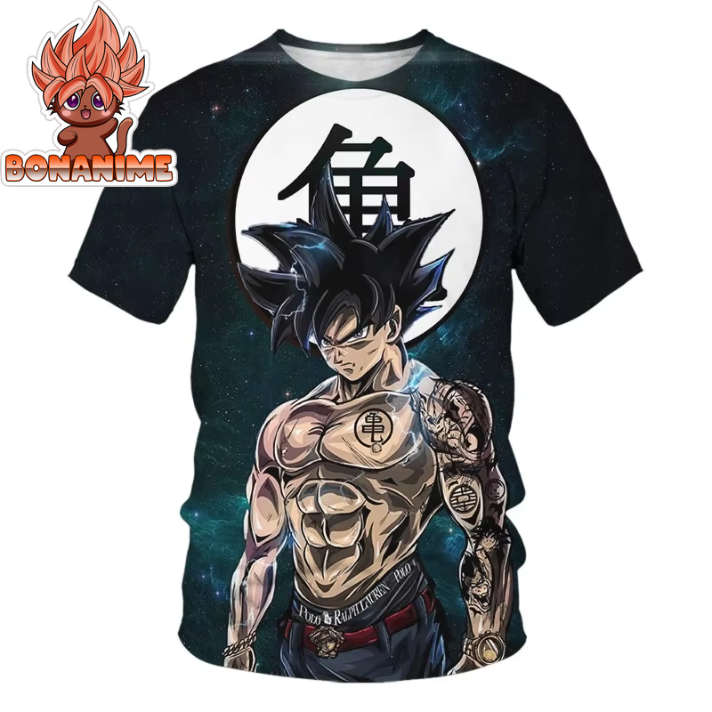 Cartoon Anime Dragon Ball Short Sleeve T-Shirt