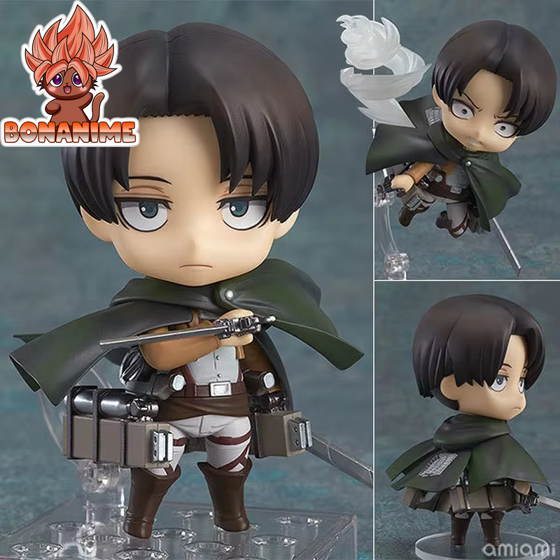 Premium PVC Action Figures Collection: Levi Ackerman, Eren Jaeger, Mikasa Ackerman, Hange Zoe - Anime Dolls