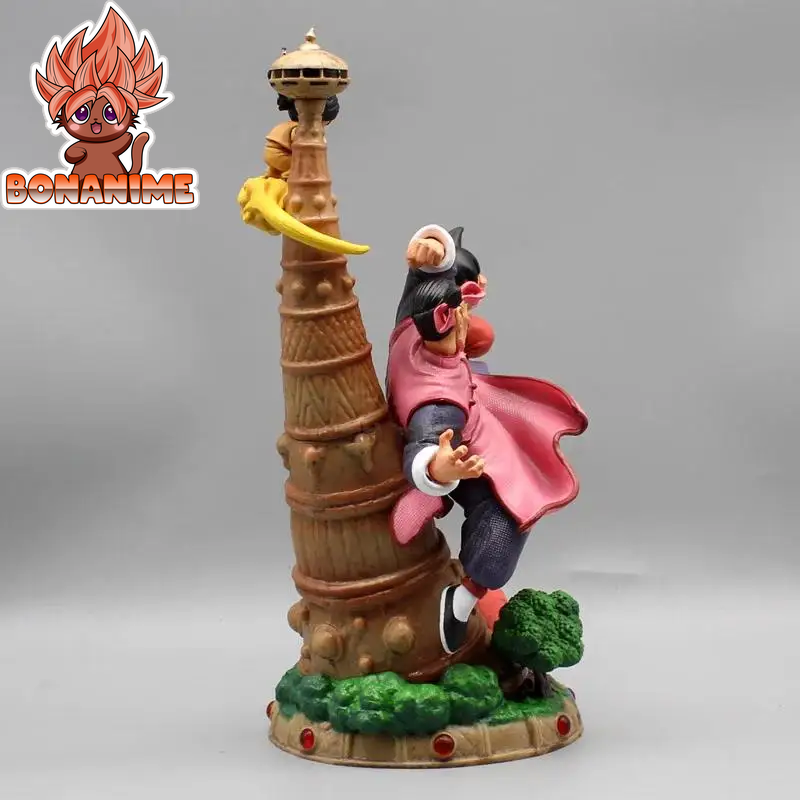 Dragon Ball Z Goku vs. Tao Pai Pai Collectible PVC Action Figures - 28cm Karin Tower Ornament