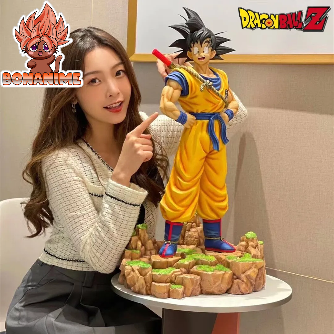 12,5" Dragon Ball Z Sun Goku Super Saiyan Somersault Cloud Collectible Figure - Anime Model Ornament