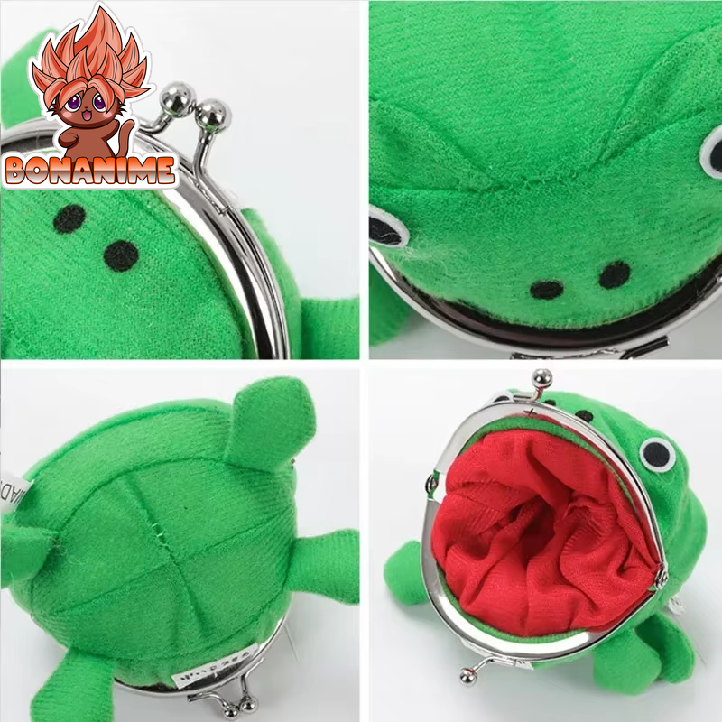 Naruto Uzumaki Frog Wallet - Plush Coin Purse for Manga Cosplay Accessories, Ideal Mini Bag for Kids' Birthday Gifts