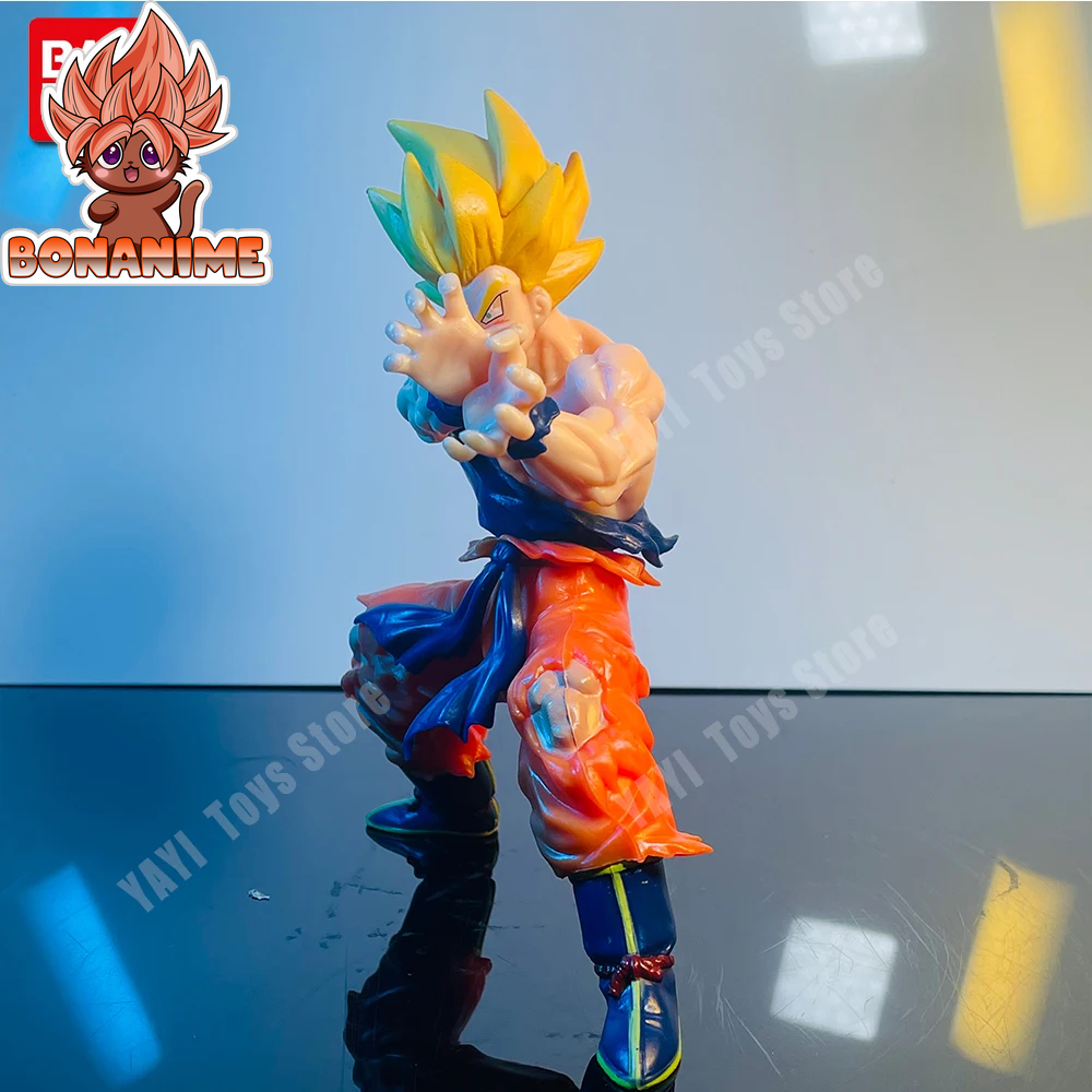 Dragon Ball Z Son Goku Battle Damage Shockwave Anime Figure - PVC Collectible Model Statue