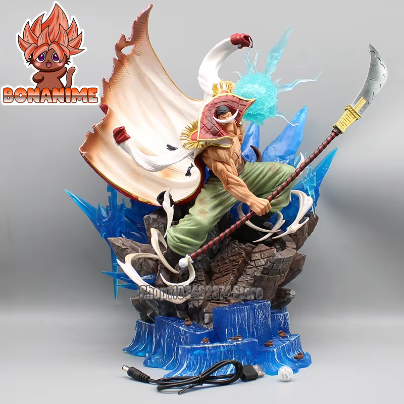 40cm Edward Newgate Whitebeard Pirates Action Figure Statue - PVC Collectible Model