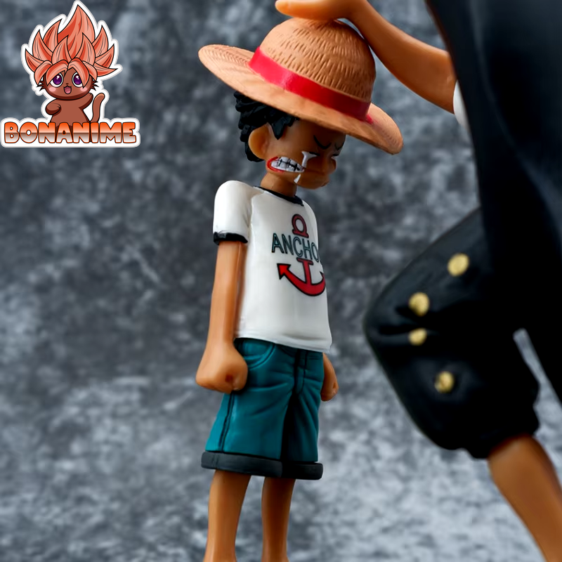 18cm One Piece Anime Figure - Four Emperors Shanks, Straw Hat Luffy, Sabo, Ace, Sanji, and Roronoa Zoro Collectible Figurine