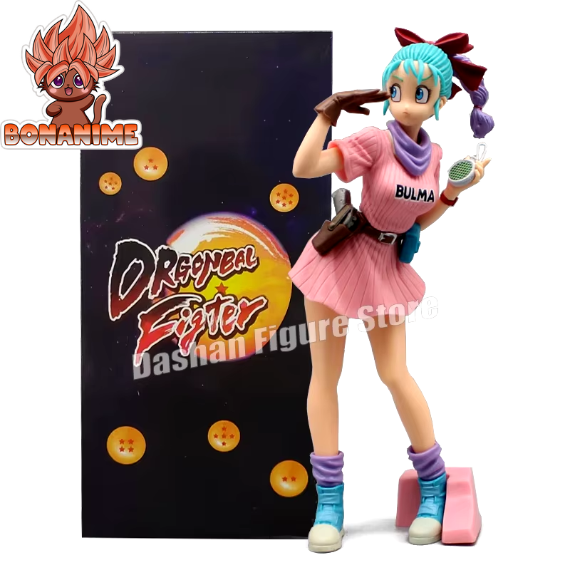 Dragon Ball Z Glitter & Glamours Bulma Action Figure - 26cm PVC Anime Model - Tenkaichi Budokai Collectible Ornament and Gift