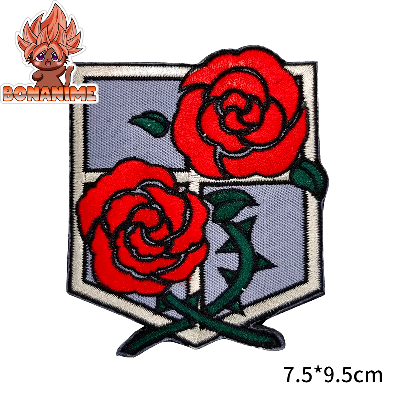 Embroidered Attack on Titan Wings of Liberty Armband Patch - PVC Rubber Tactical Backpack Badge - Anime Collectible Sticker