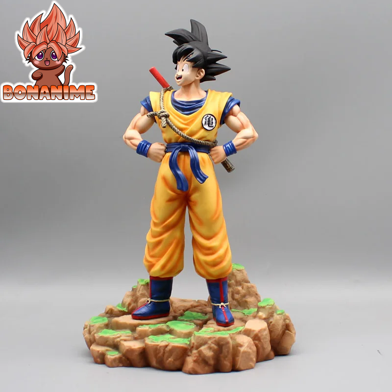 12,5" Dragon Ball Z Sun Goku Super Saiyan Somersault Cloud Collectible Figure - Anime Model Ornament