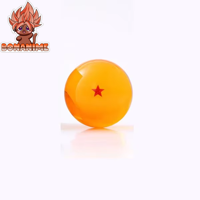 Dragon Ball Z Crystal Ball Collectible Figures - 4.3 to 5.7 cm, 1 to 7 Star with Display Stand - Desktop Decoration Toy