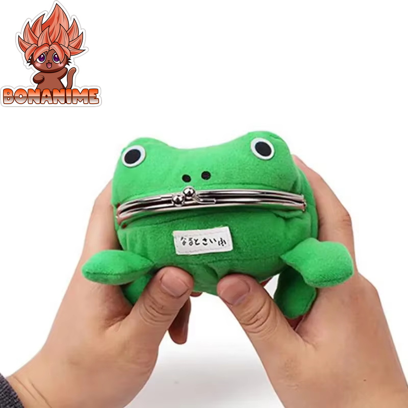 Naruto Uzumaki Frog Wallet - Plush Coin Purse for Manga Cosplay Accessories, Ideal Mini Bag for Kids' Birthday Gifts