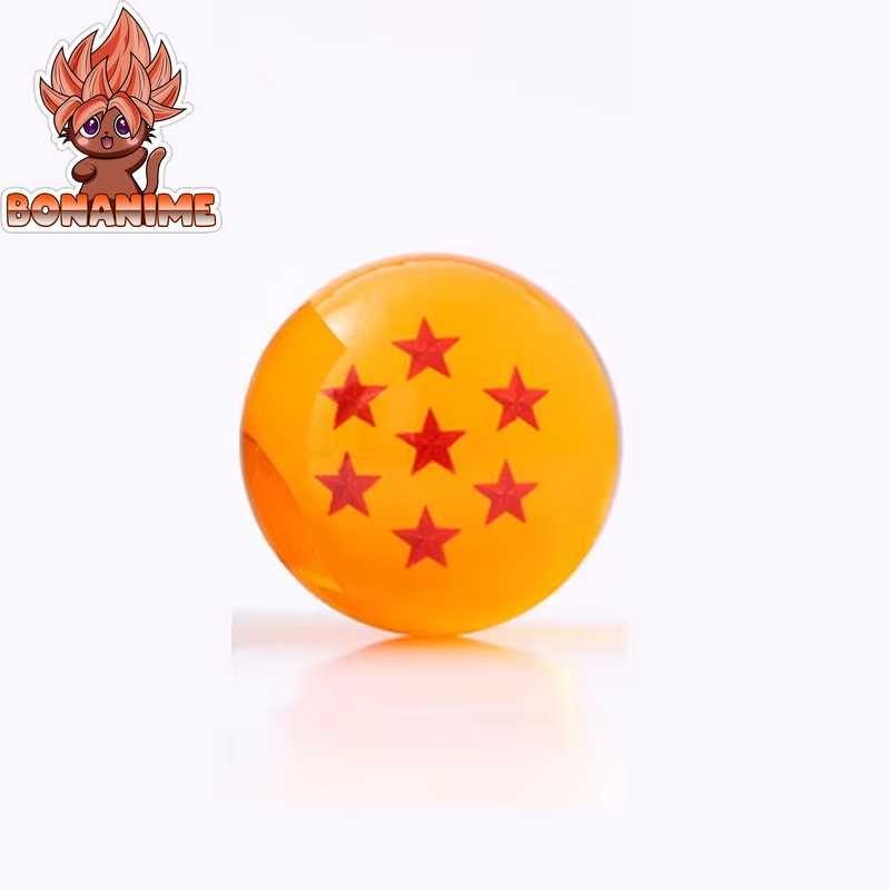 Dragon Ball Z Crystal Ball Collectible Figures - 4.3 to 5.7 cm, 1 to 7 Star with Display Stand - Desktop Decoration Toy