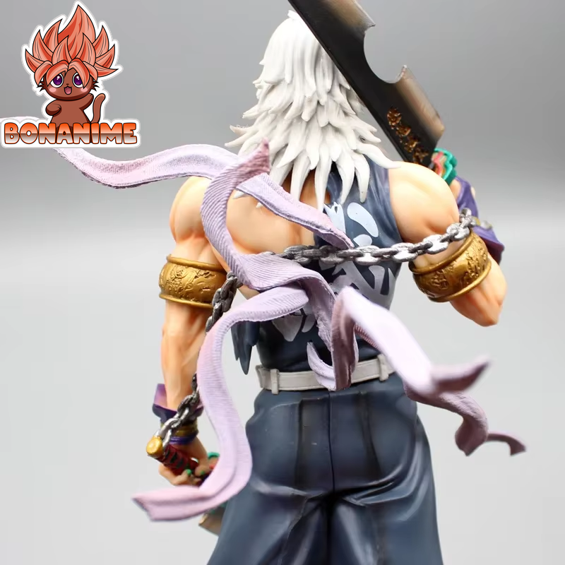 Uzui Tengen Demon Slayer Anime Figurine - PVC Model Statue for Collectors and Desktop Display, Ideal for Children's Birthday Gifts