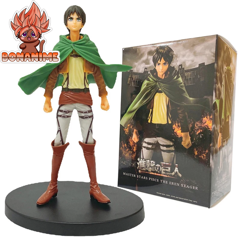 16cm PVC Action Figures Collection: Attack on Titan Beast, Colossal, Founding, and Armored Titan Models - Eren Figure