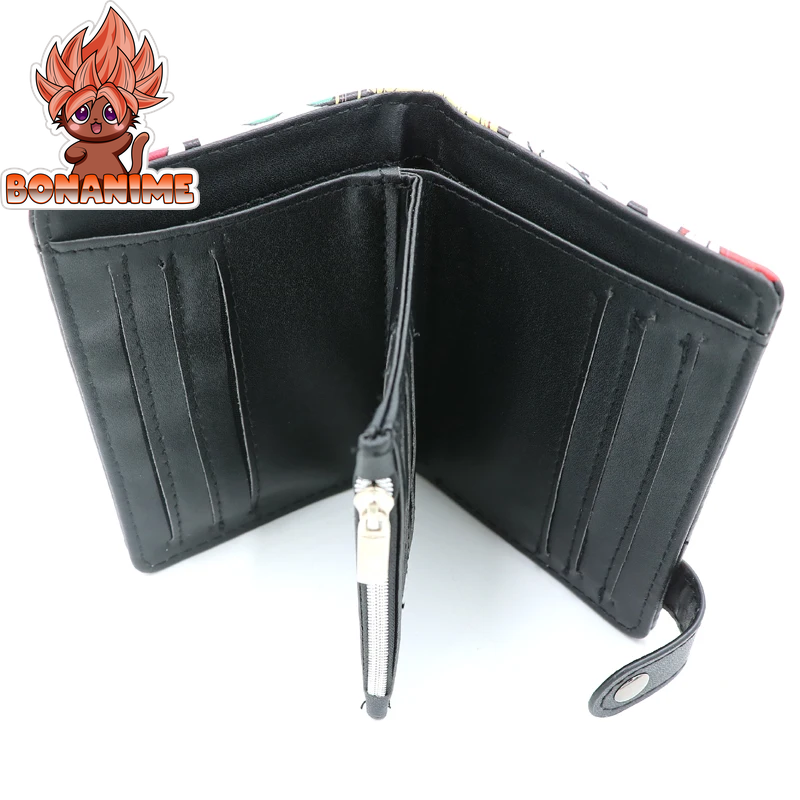 Anime Attack on Titan Bifold Wallet in PU Leather with Coin Pocket – Perfect Gift for Fans