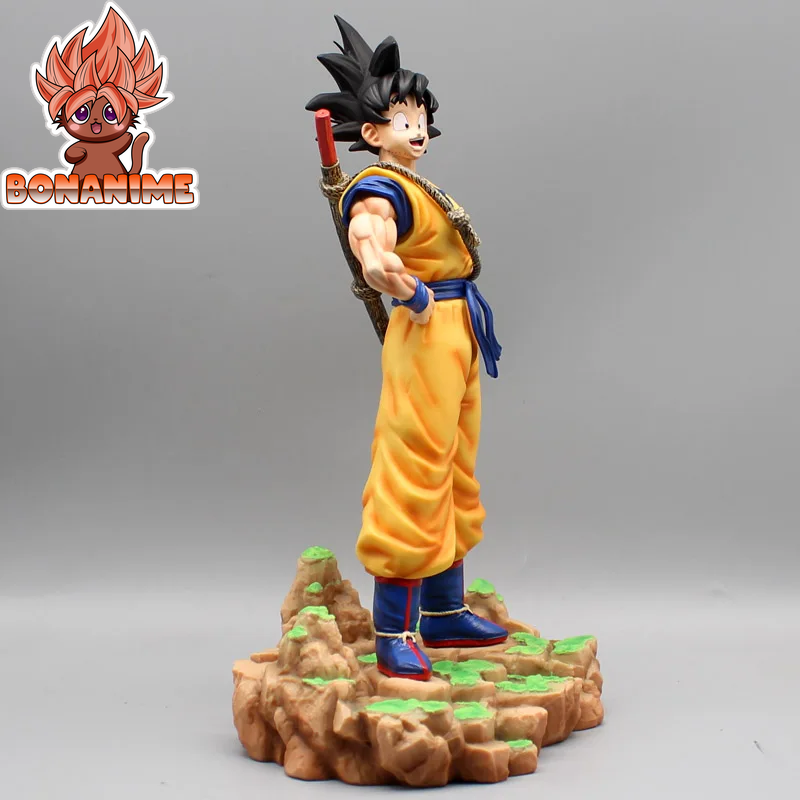 12,5" Dragon Ball Z Sun Goku Super Saiyan Somersault Cloud Collectible Figure - Anime Model Ornament