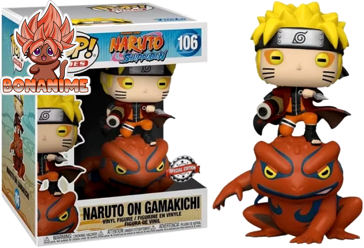 Funko POP Rides: Naruto with Gamakichi Collectible Figure