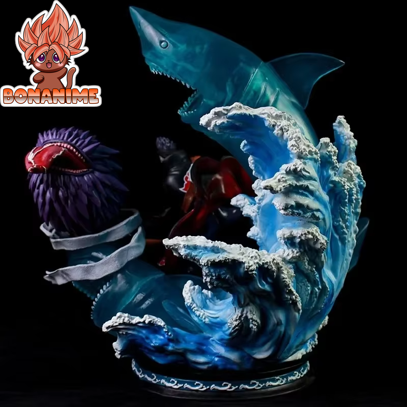 39cm Akatsuki Hoshigaki Kisame Naruto Animation Light-Up Figure - Large Decorative Collectible Toy