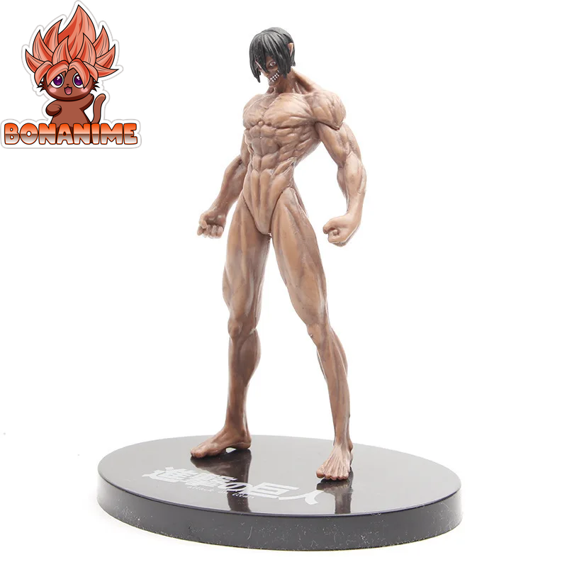 16cm PVC Action Figures Collection: Attack on Titan Beast, Colossal, Founding, and Armored Titan Models - Eren Figure